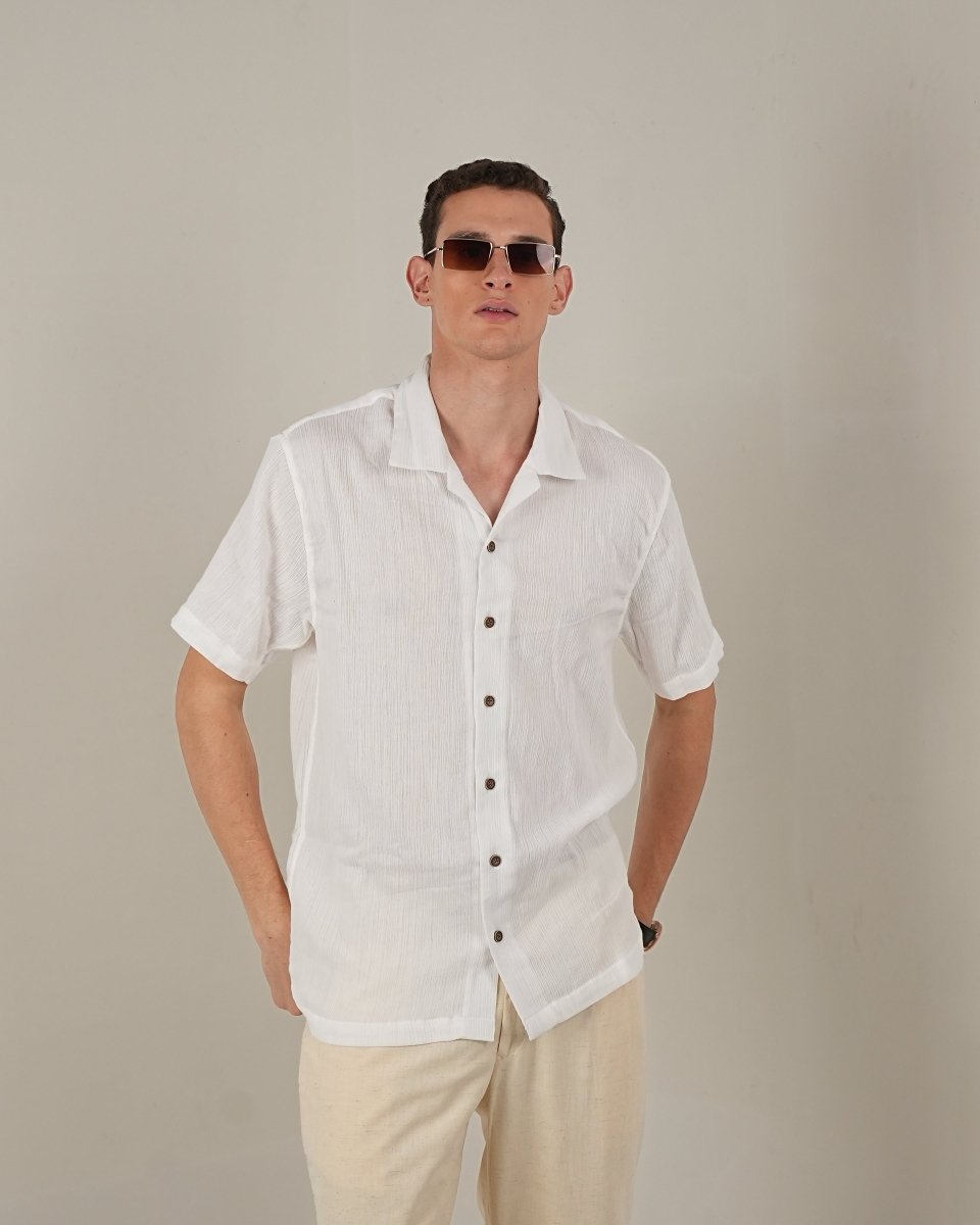 Cuban Collar Shirt - Vanilla Studios