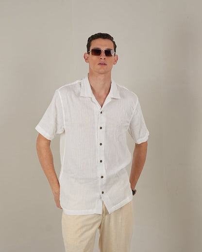 Cuban Collar Shirt - Vanilla Studios