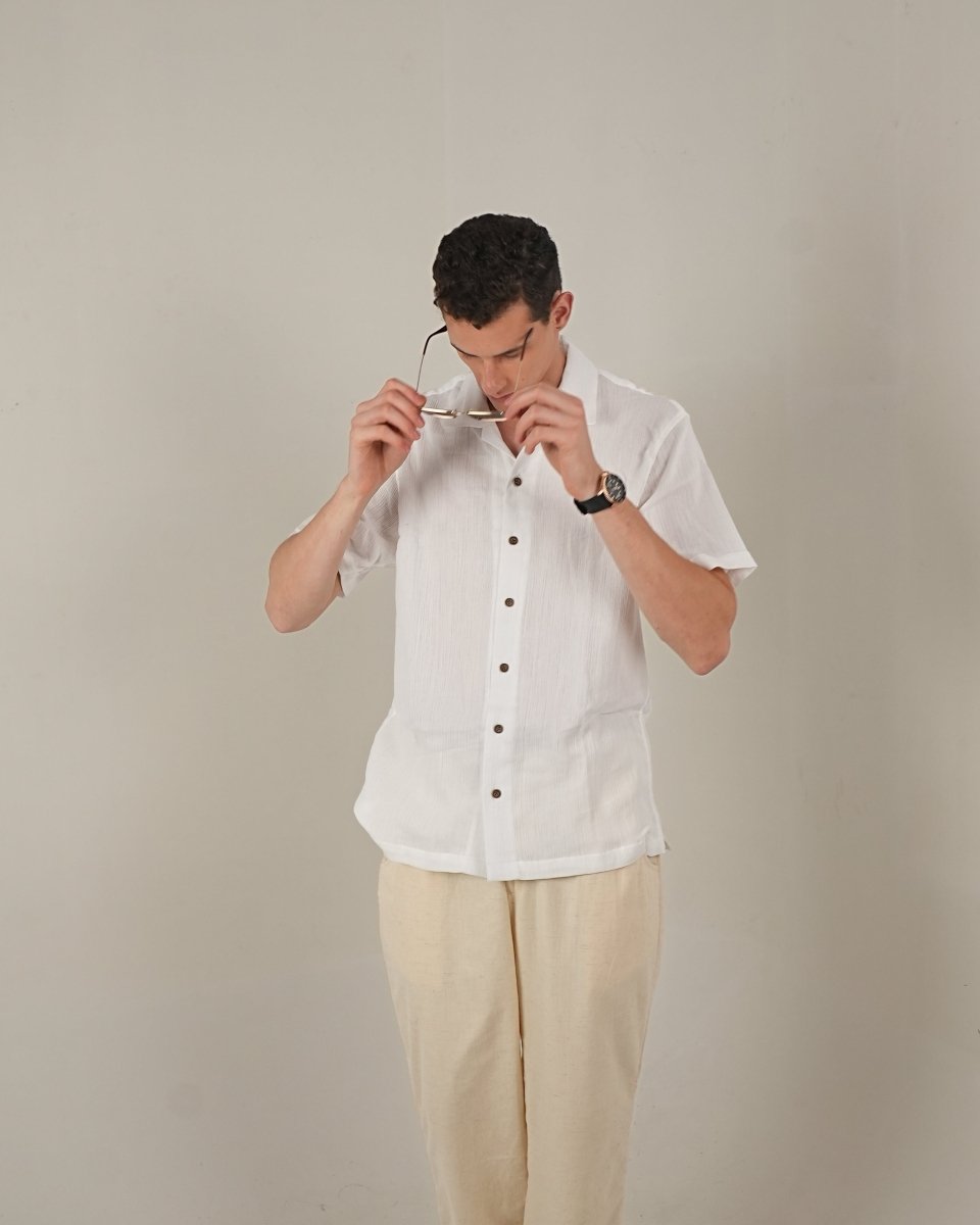 Cuban Collar Shirt - Vanilla Studios