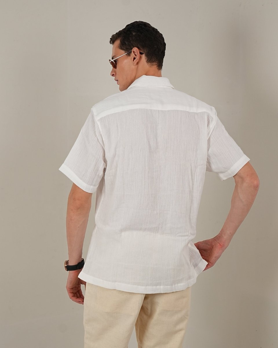 Cuban Collar Shirt - Vanilla Studios