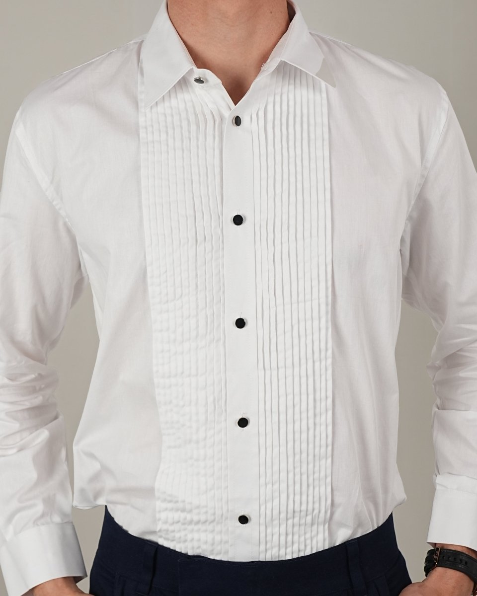 Pintuck Shirt - Vanilla Studios