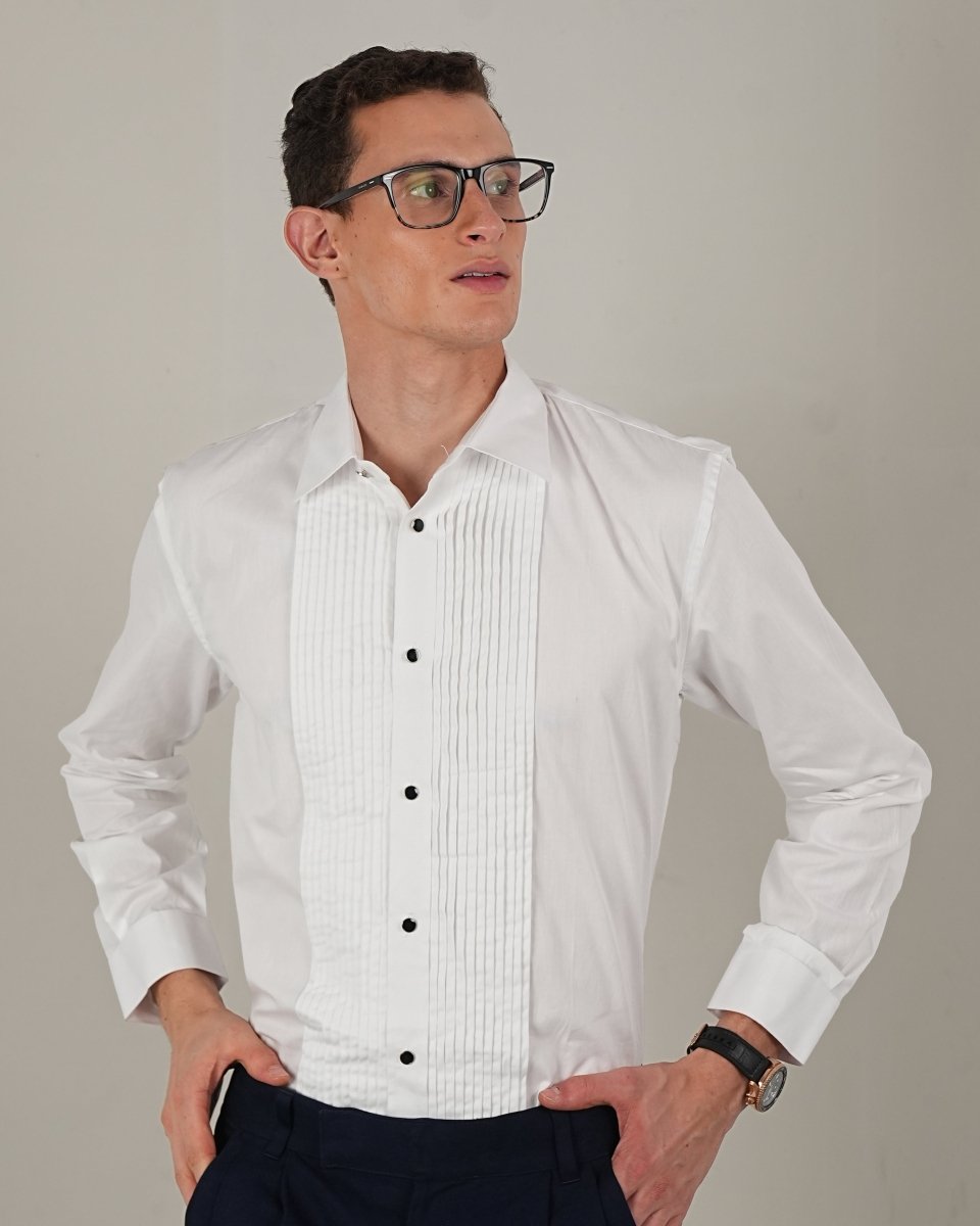 Pintuck Shirt - Vanilla Studios