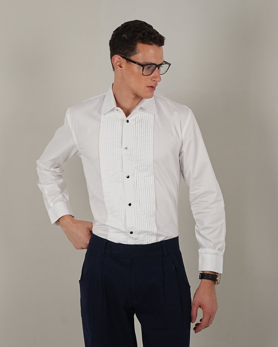 Pintuck Shirt - Vanilla Studios